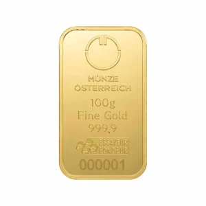 Zlatna poluga 100g AM